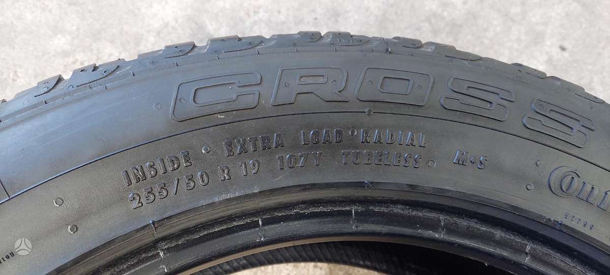Continental, summer 255/50 R19