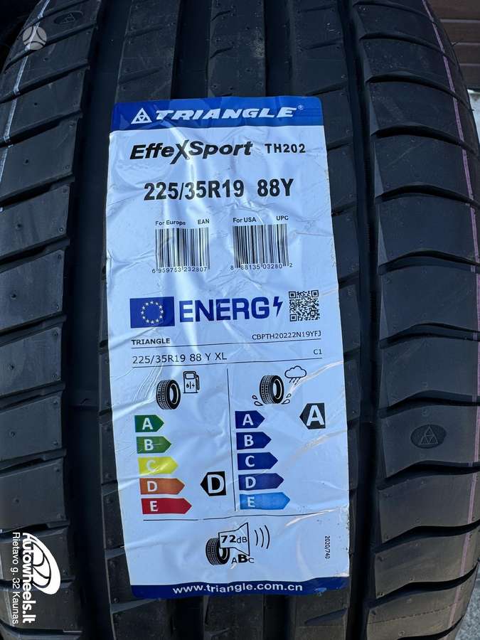 Triangle Effe X Sport, vasarinės 225/35 R19