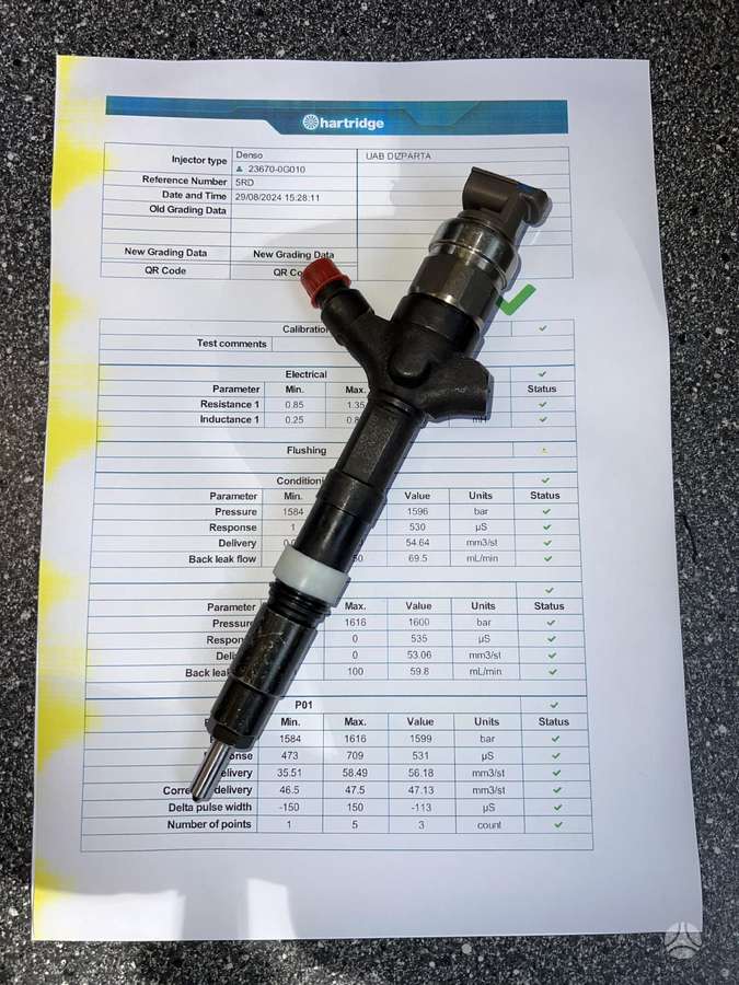 Toyota Corolla, 23670-0G010, injection system
