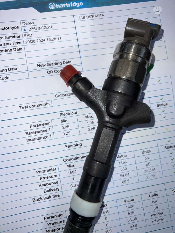 Toyota Corolla, 23670-0G010, injection system