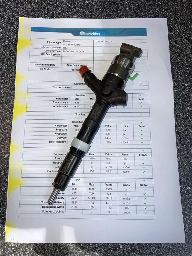 Toyota Corolla Verso, 23670-0G010, injection system