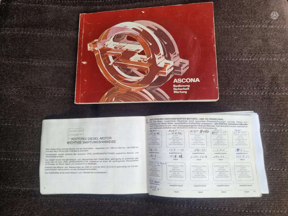 Opel Ascona, 1.8 l., Седан