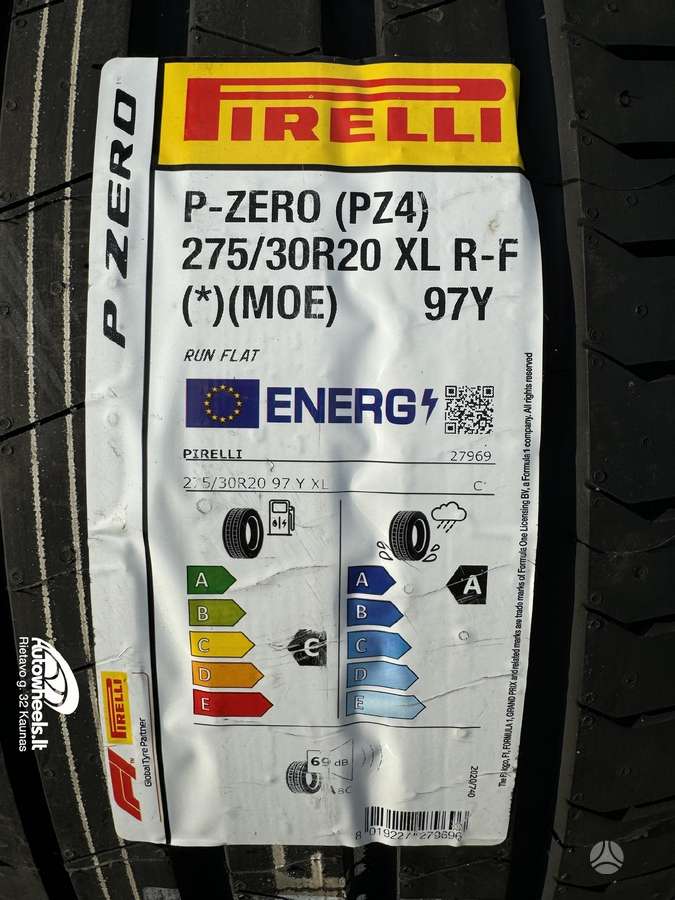 Pirelli P-Zero PZ4 MOE, summer 275/30 R20