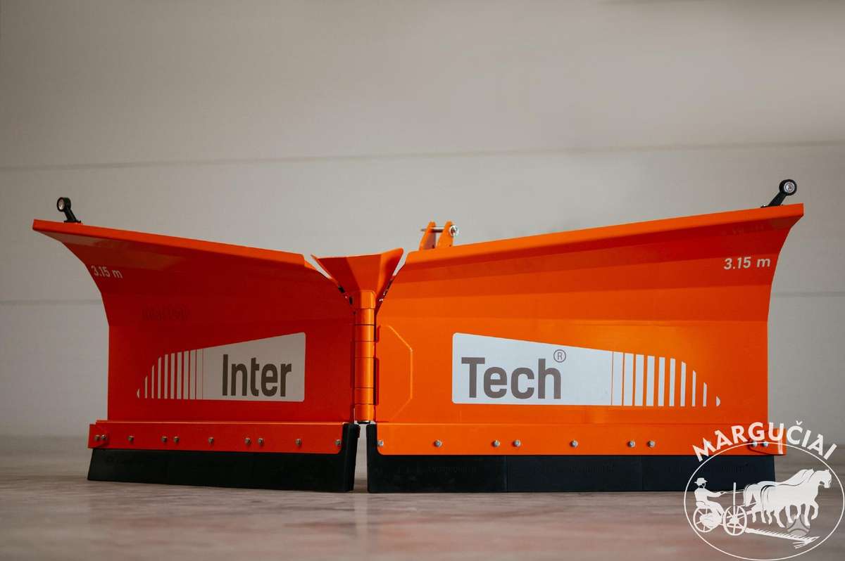 Inter-Tech Dviejų dalių buldozeriai, snow plows