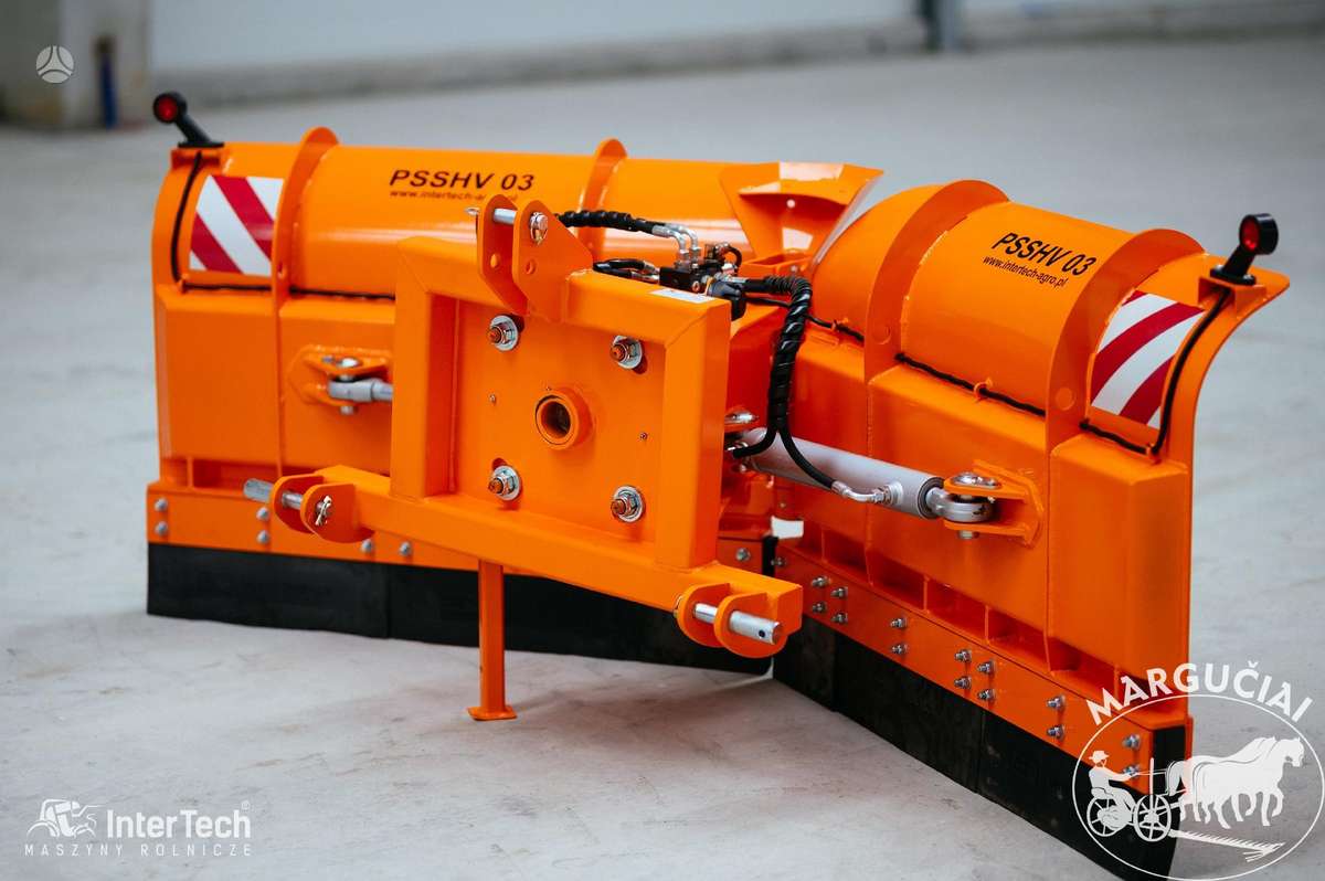Inter-Tech Dviejų dalių buldozeriai, snow plows