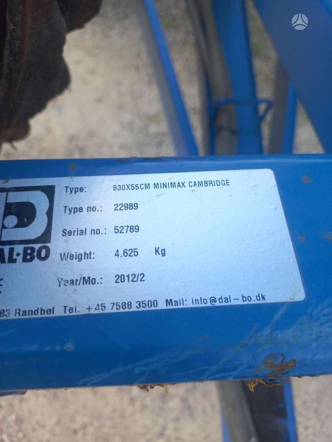 Dalbo Minimax-830, уплотняющие, выравнивающие катки