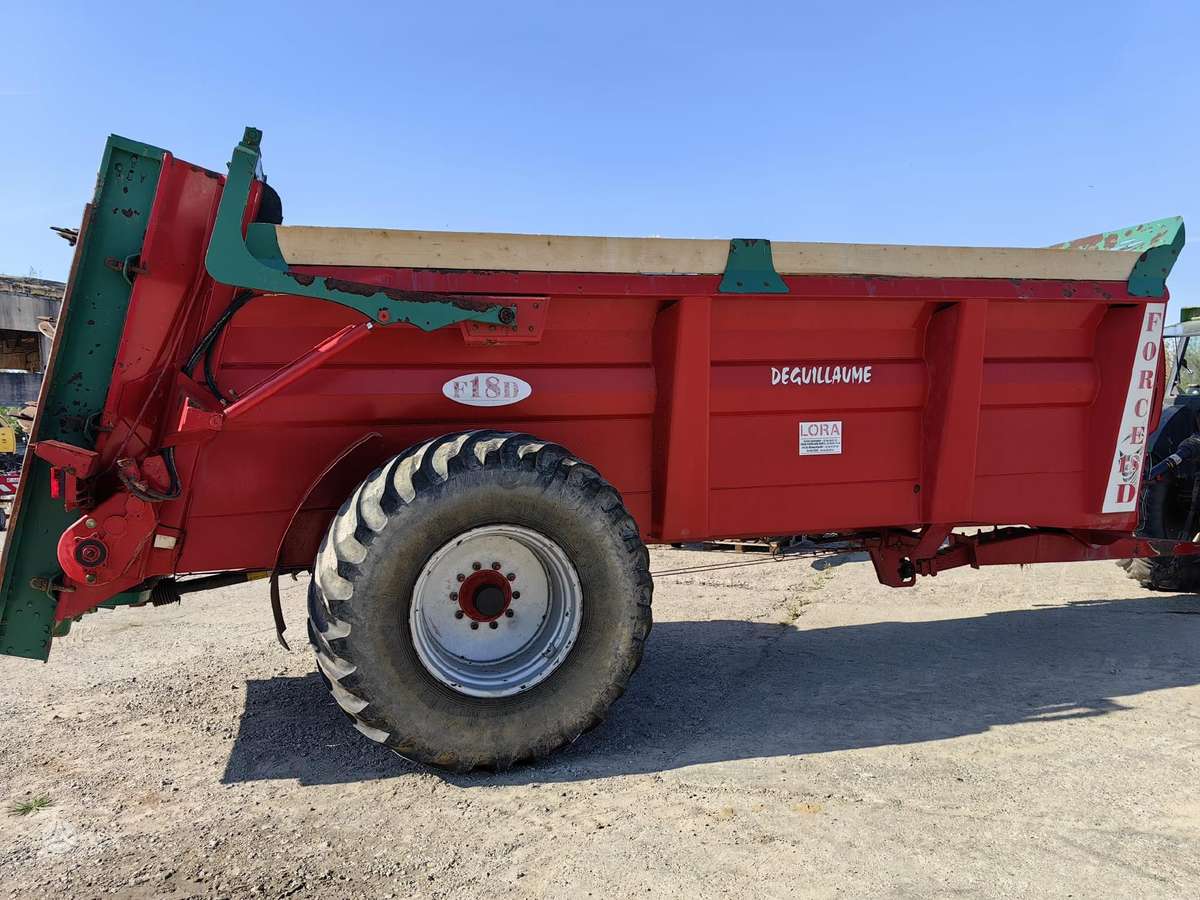 Deguillaume FORCE 18D, manure shakers, compost shredders