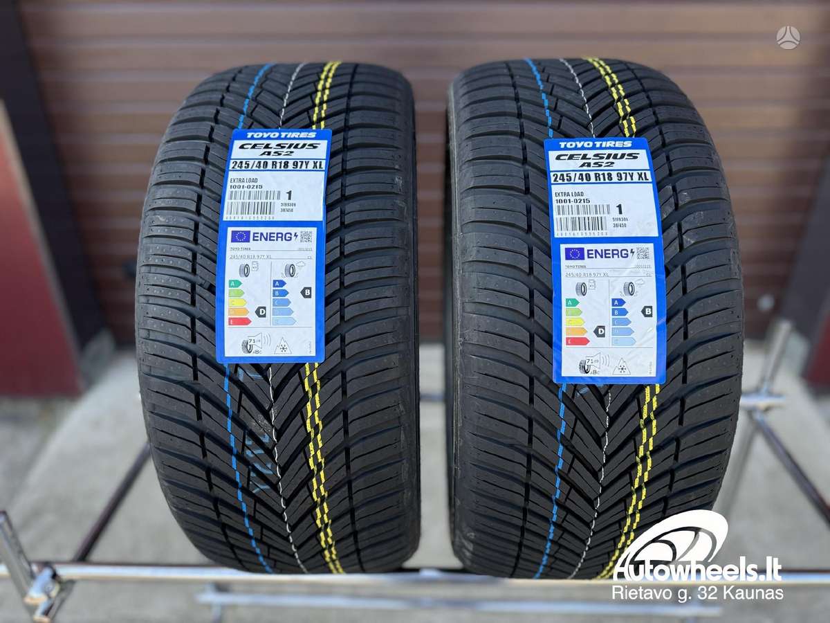 Toyo Celsius AS2, vasarinės 245/40 R18