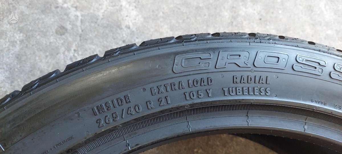 Continental, summer 265/40 R21