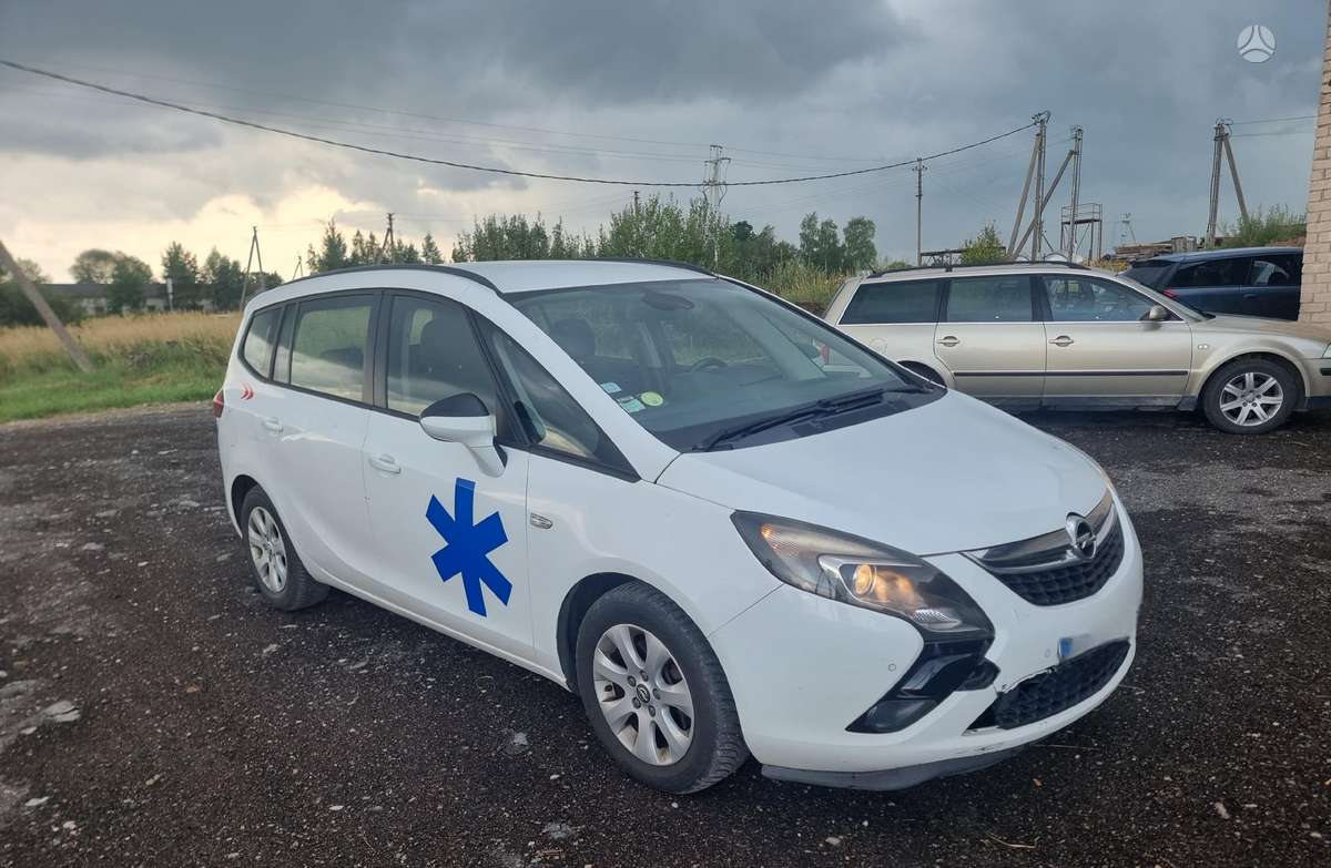 Opel Zafira dalimis. Europa
