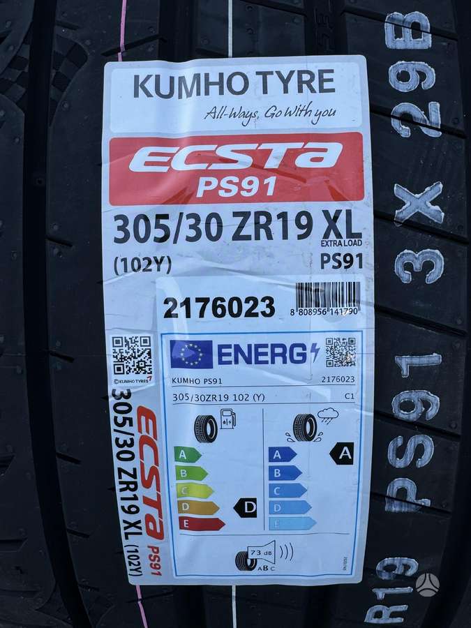 Kumho Ecsta PS91, летние 305/30 R19