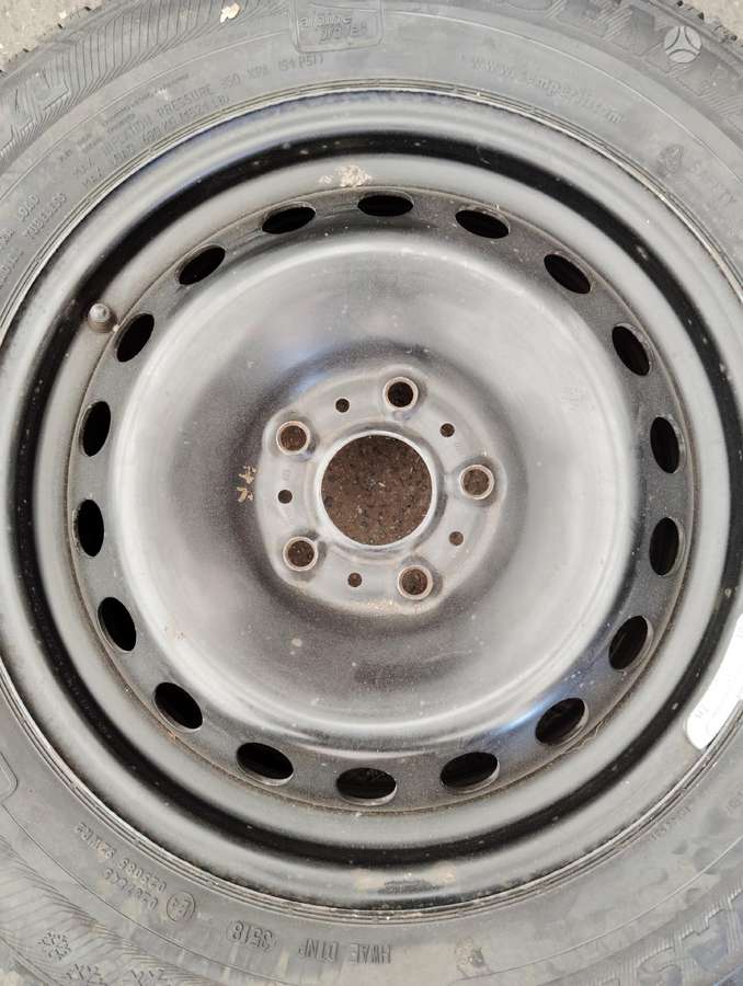 Renault, стальные штампованные диски, R15