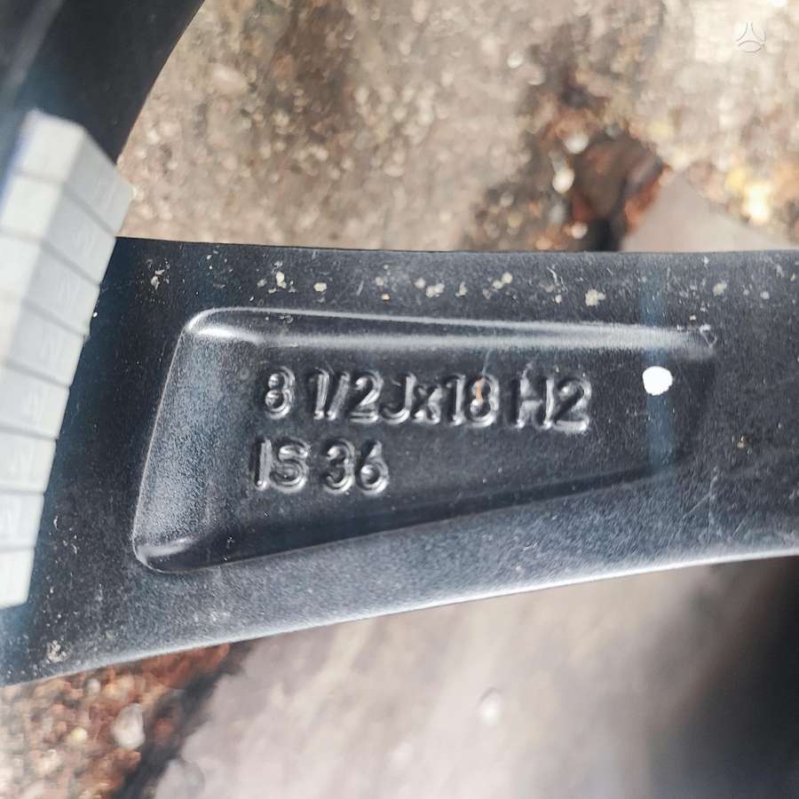 BMW Su padangomis, light alloy, R18
