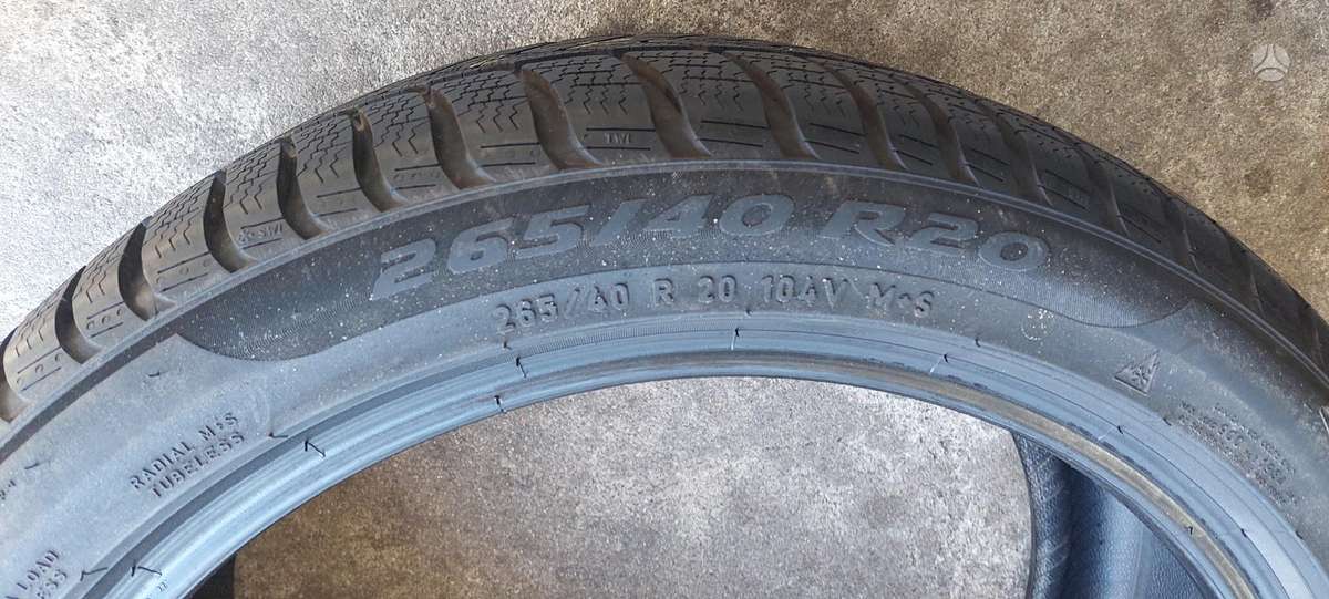 Pirelli, winter 265/40 R20