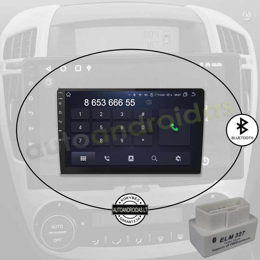 Kia KIA CEED 2007-09 Android multimedia navigacija carplay, multimedia and navigation