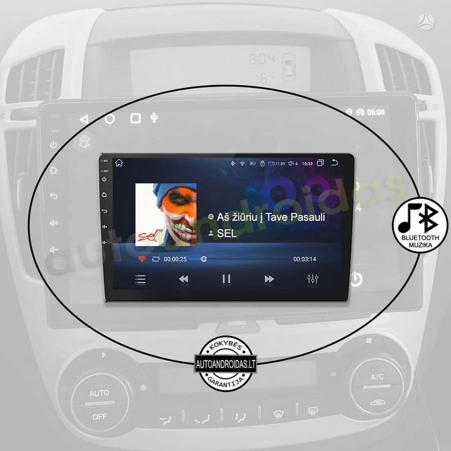 Kia KIA CEED 2007-09 Android multimedia navigacija carplay, multimedia and navigation