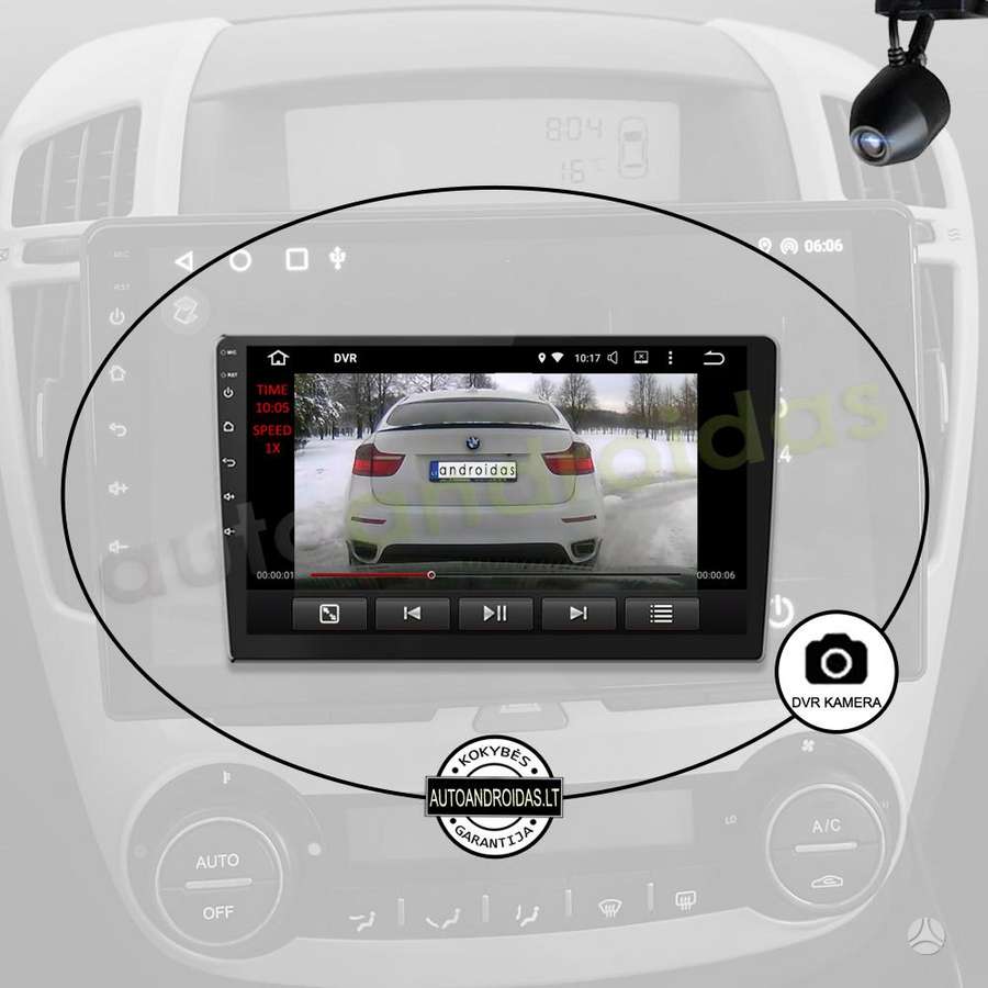 Kia KIA CEED 2007-09 Android multimedia navigacija carplay, multimedia and navigation