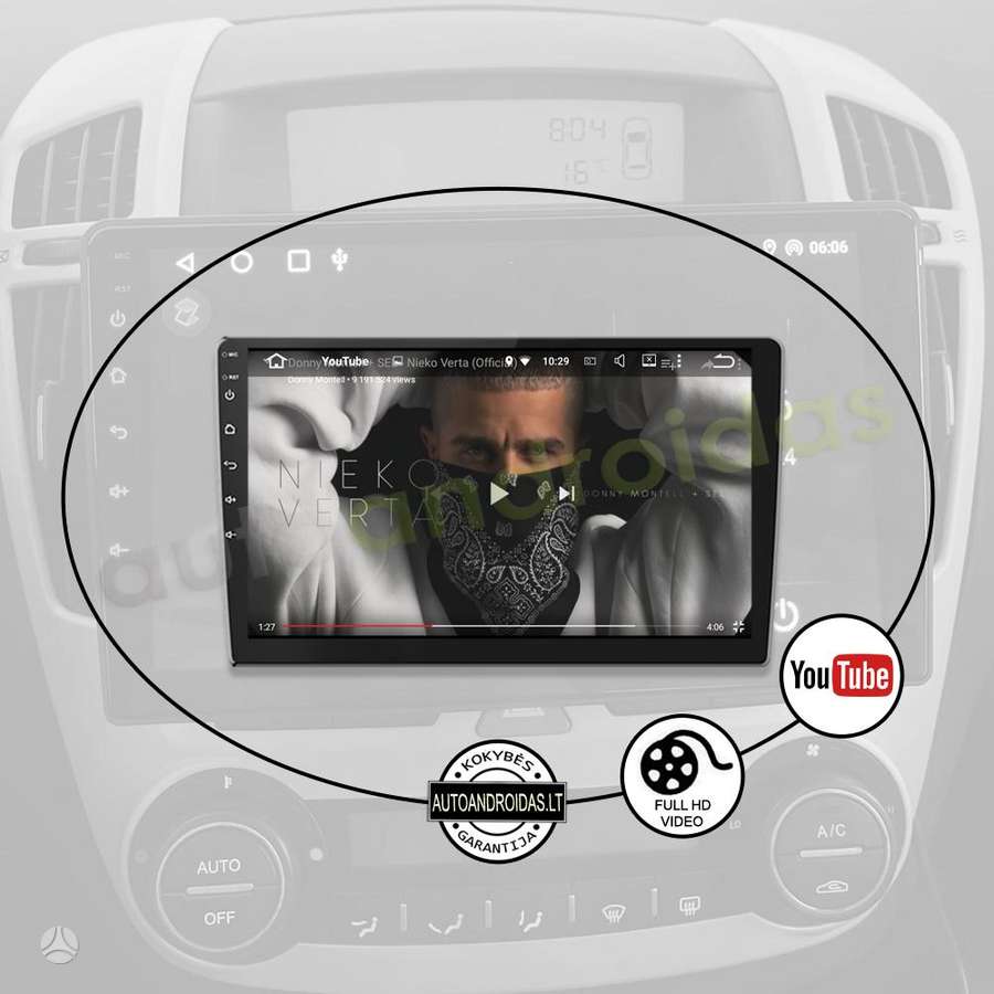 Kia KIA CEED 2007-09 Android multimedia navigacija carplay, multimedia and navigation