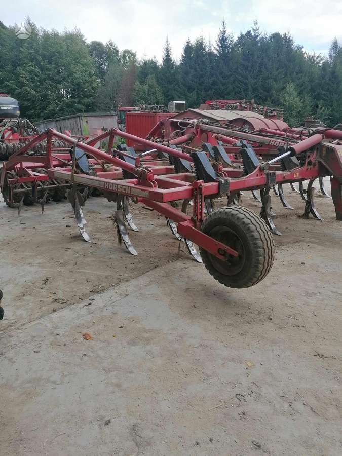 Horsch Tiger 6AS, scrapers, scrubbers