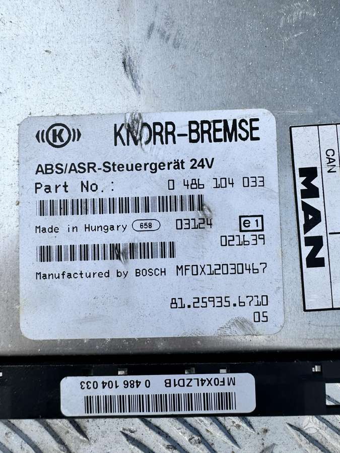 MAN LE15.250 , Bosch 0281010347, trucks