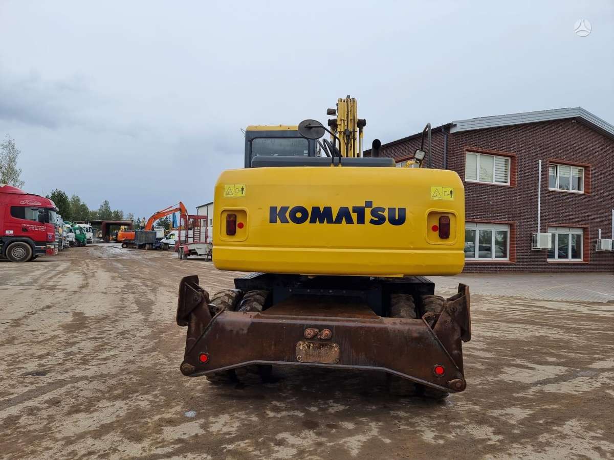 Komatsu PW 160-7, ekskavatoriai