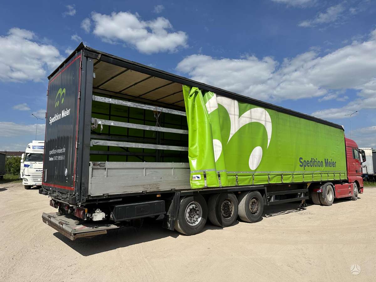 Schmitz Bort-schtora, curtainsider with dropside