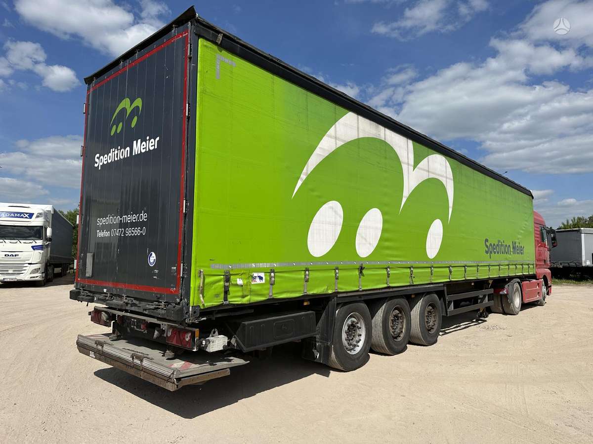 Schmitz Bort-schtora, curtainsider with dropside