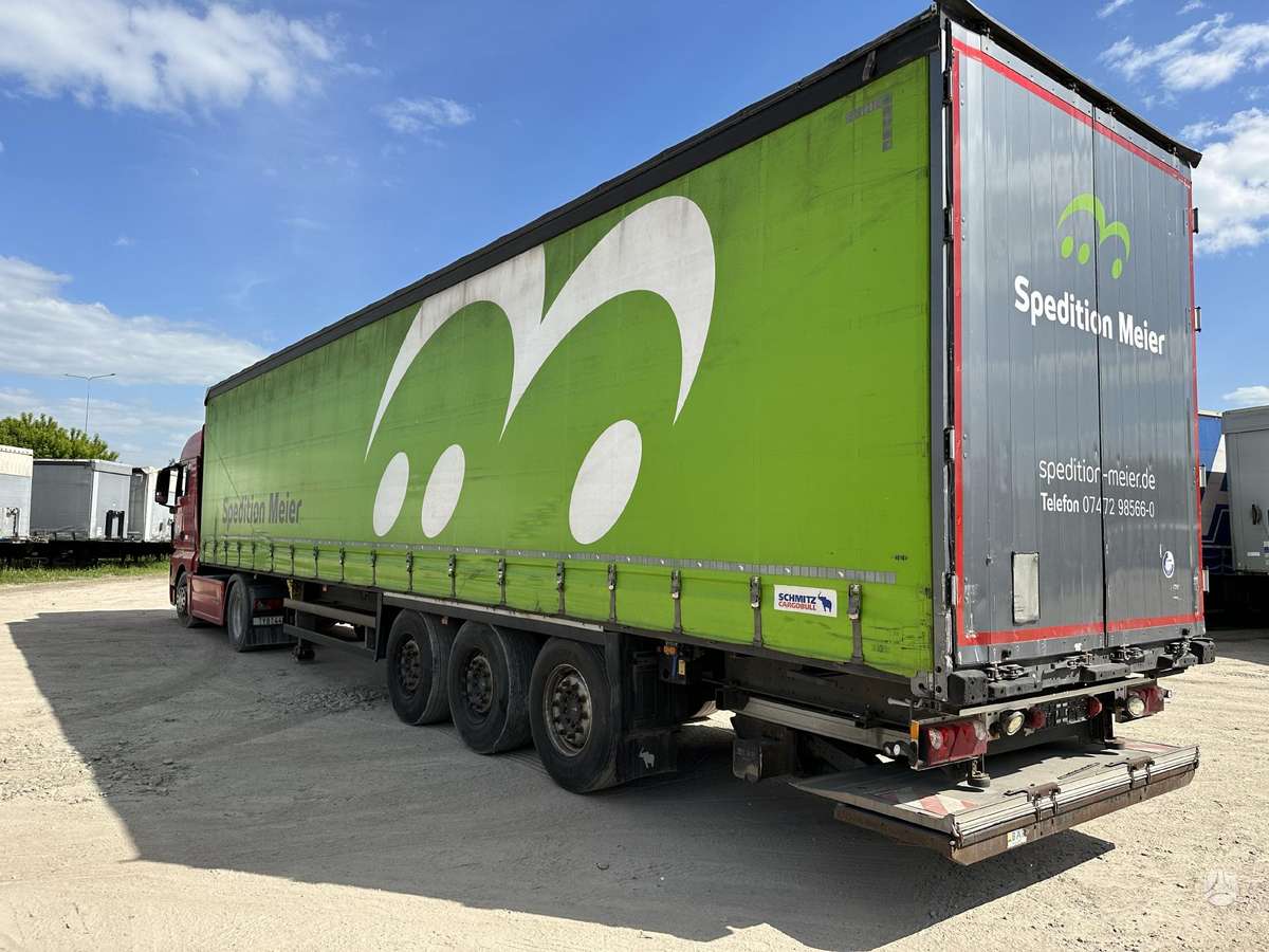Schmitz Bort-schtora, curtainsider with dropside