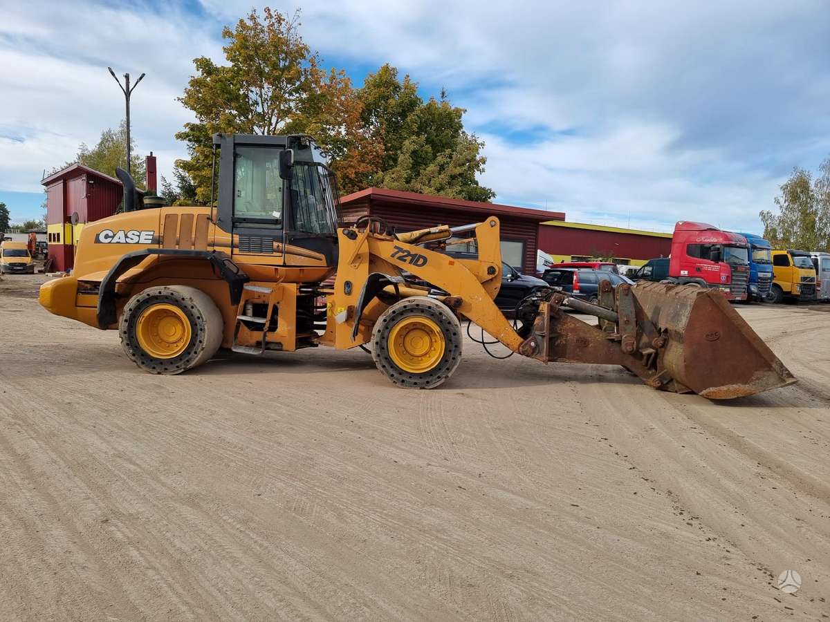 Case 721 D, frontal loader