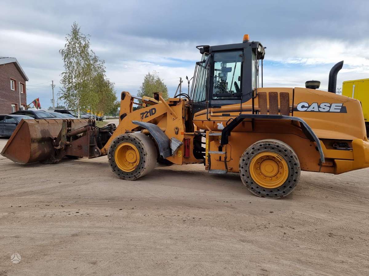 Case 721 D, frontal loader