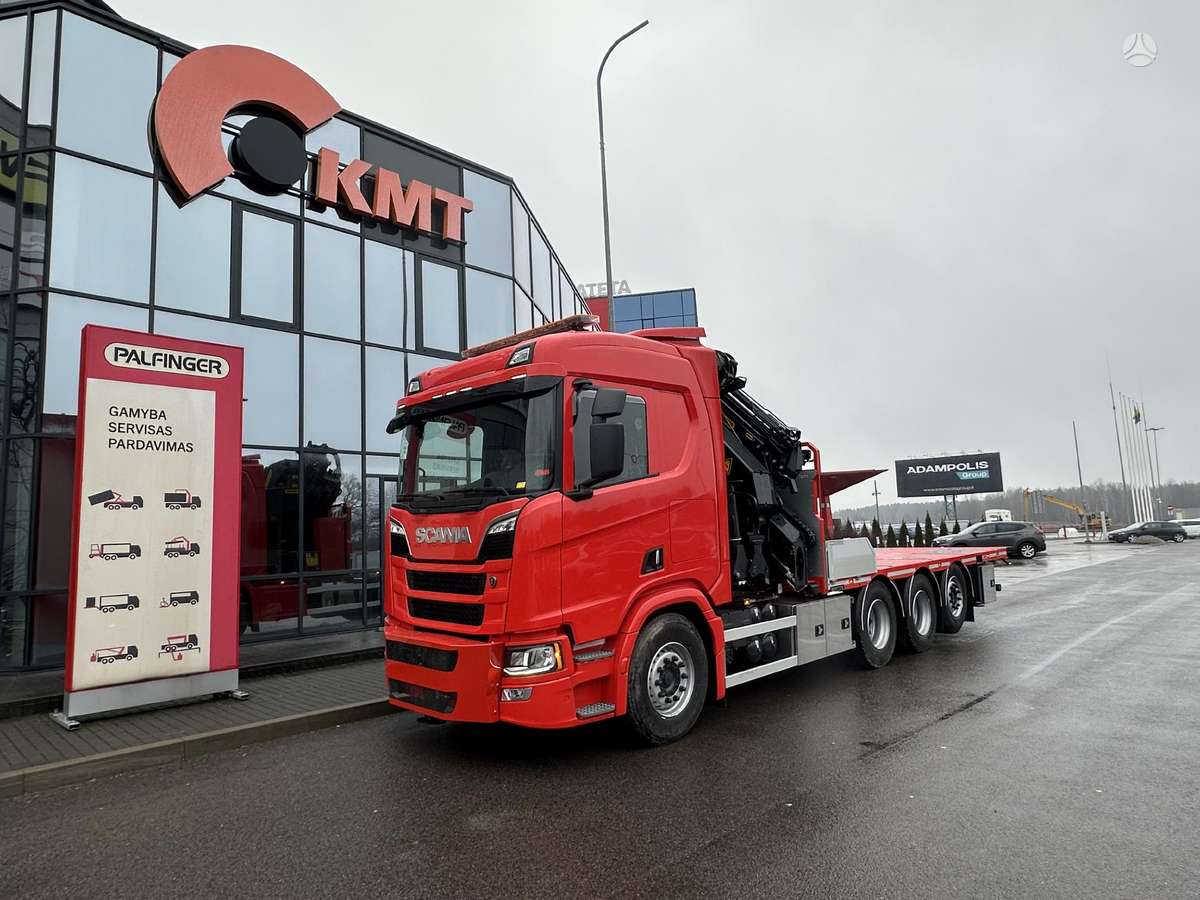 Scania 8x4, crane trucks