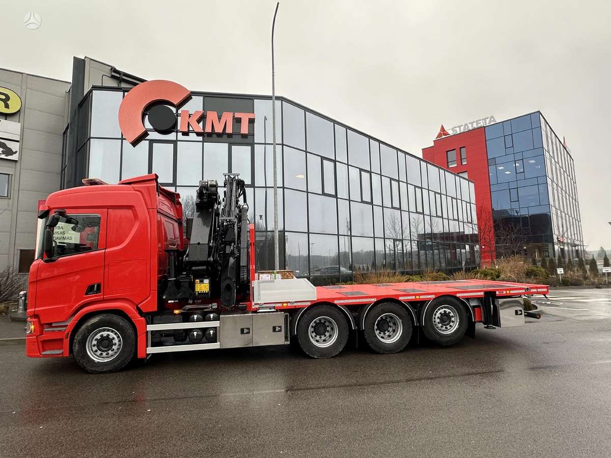 Scania 8x4, crane trucks