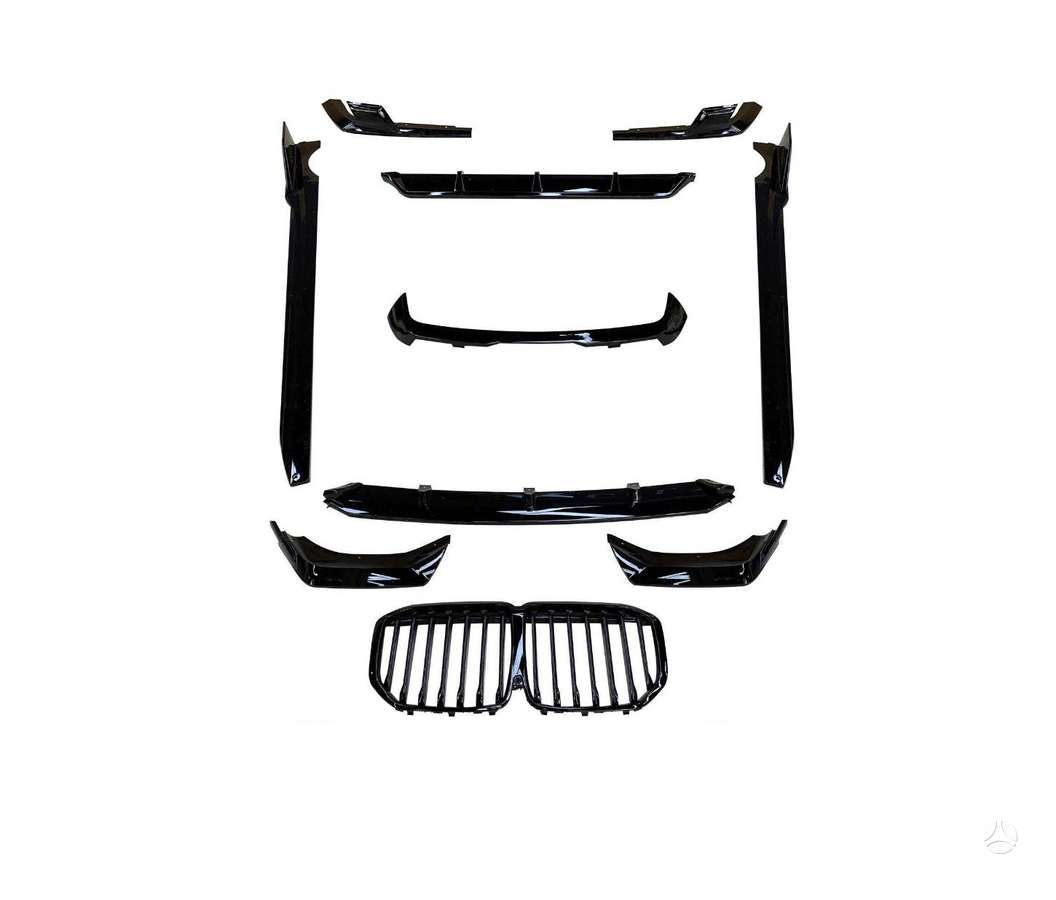 BMW X7 front grill, decals, spoilers