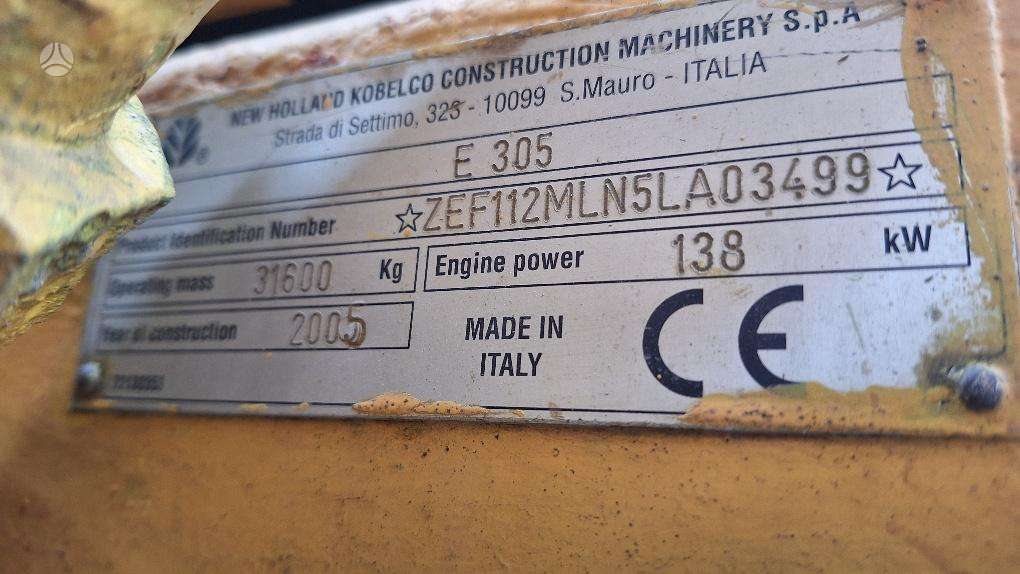 New Holland New Holland E 305, экскаваторы