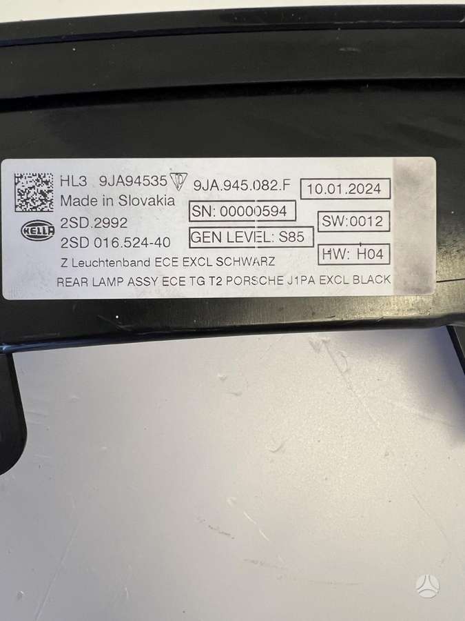Porsche Taycan, 9JA945082f, фары