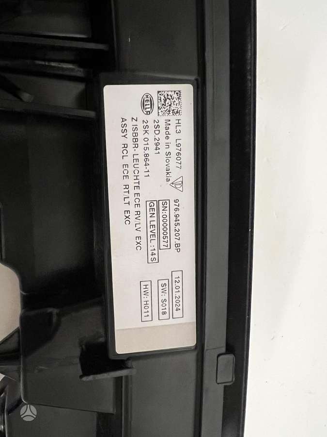 Porsche Panamera, 976945207 976945207BP, lights