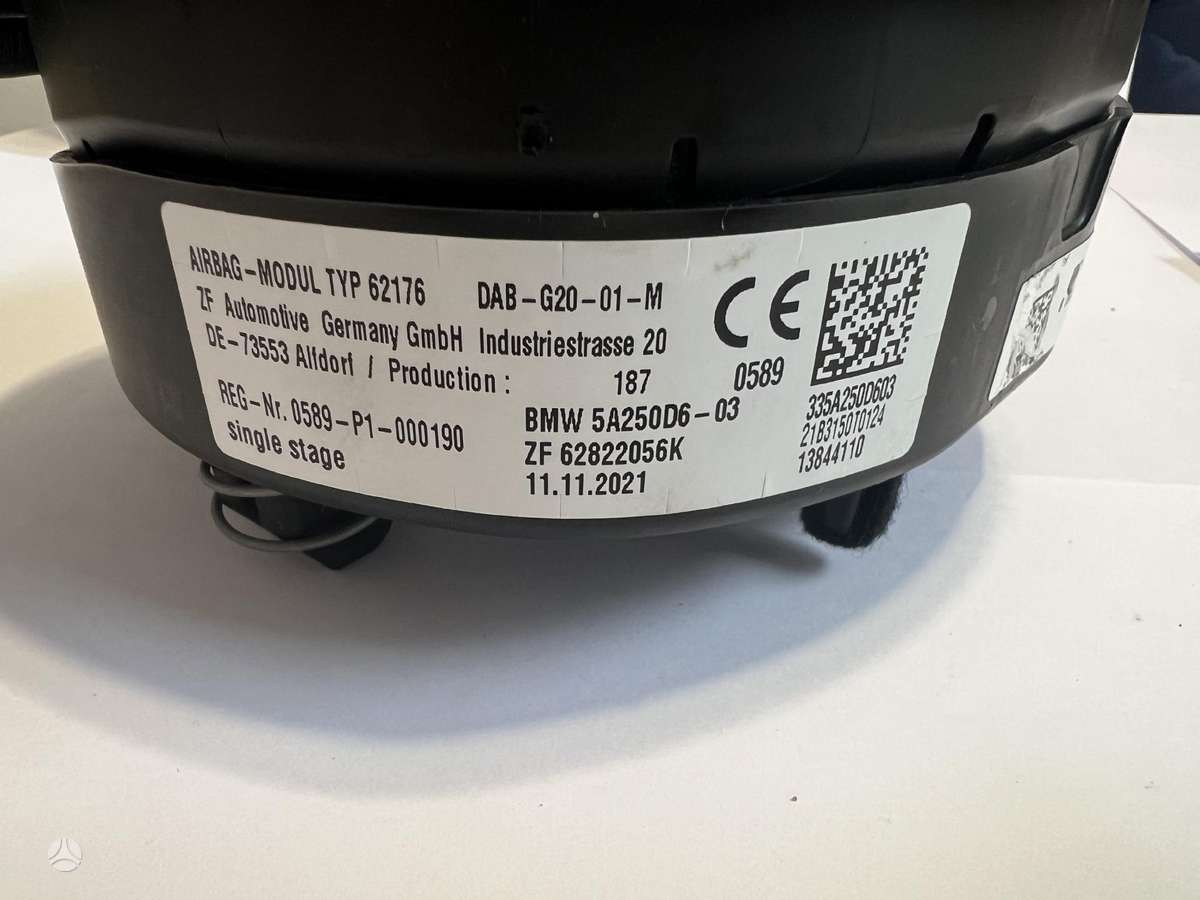 BMW 3 serija, 5A250D6, airbags