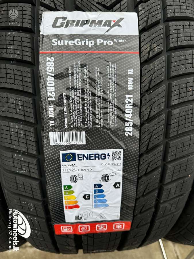 Gripmax SureGrip Pro Winter, winter 285/40 R21