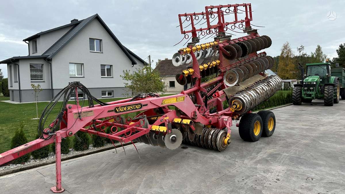 Vaderstad Carrier 650, žemės dirbimo / ruošimo technika