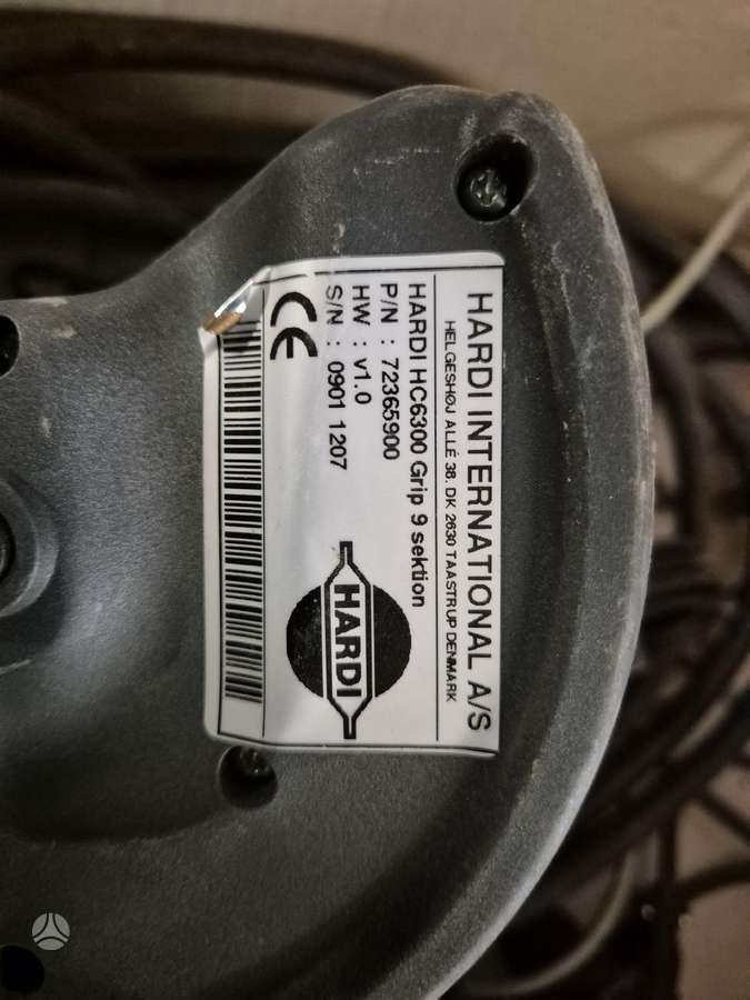 Hardi HC6300 Grip 9 sektion