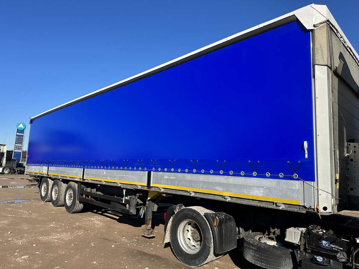 Schmitz Bort-schtora, curtainsider with dropside