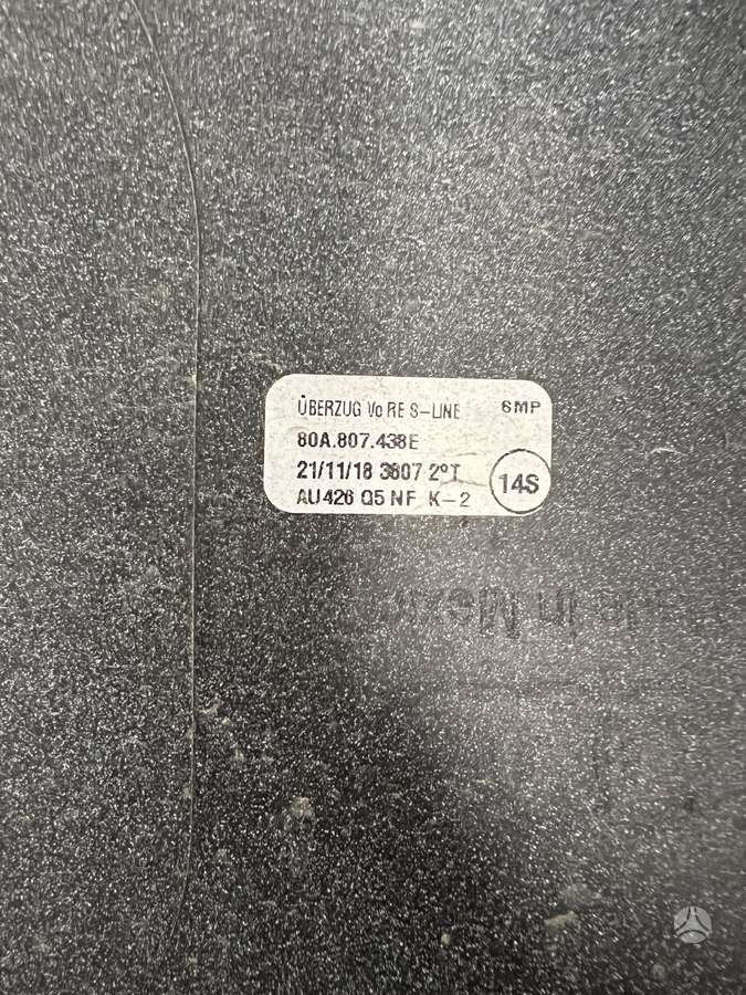 Audi Q5, 80a807438E, bumper reinforcement, bumpers