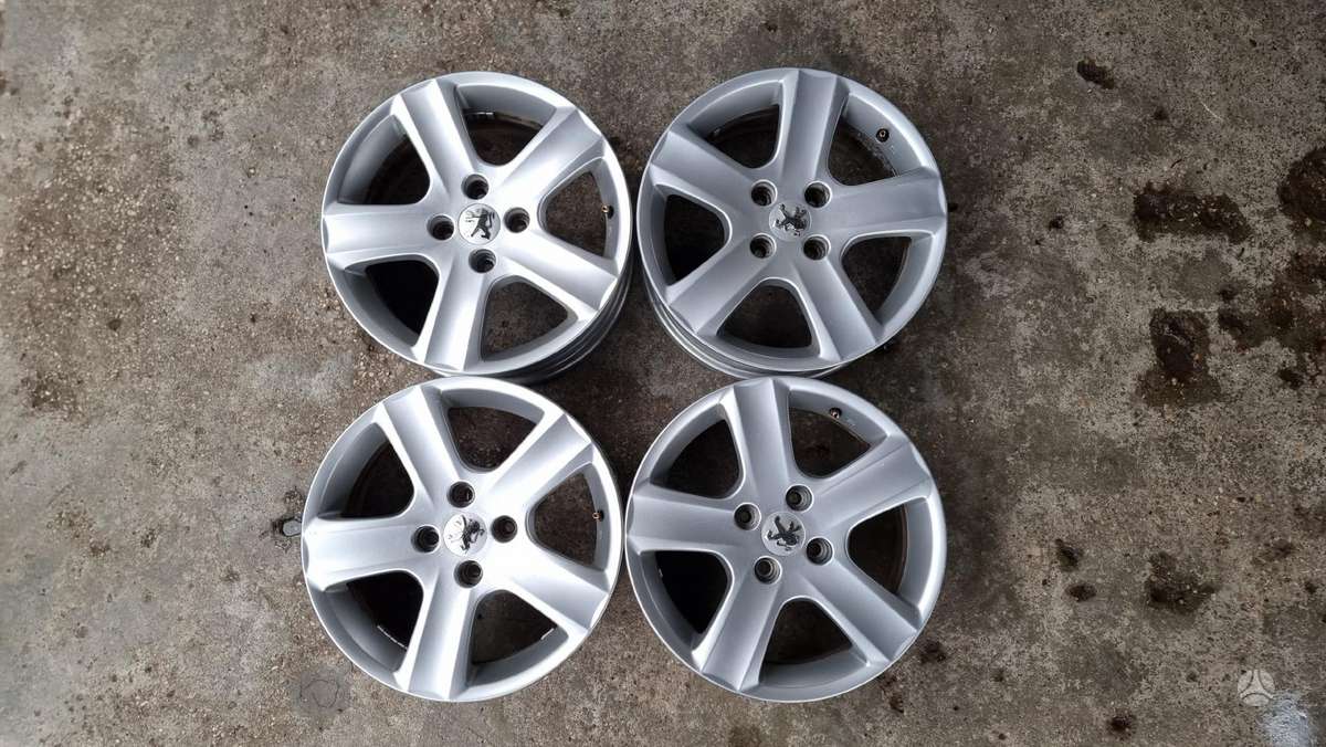 Peugeot Originalūs ratl.du kompl., light alloy, R16