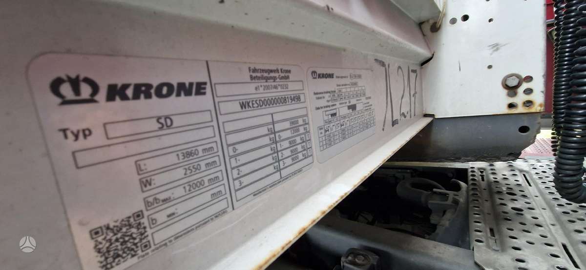 Krone, curtain / tarpaulin