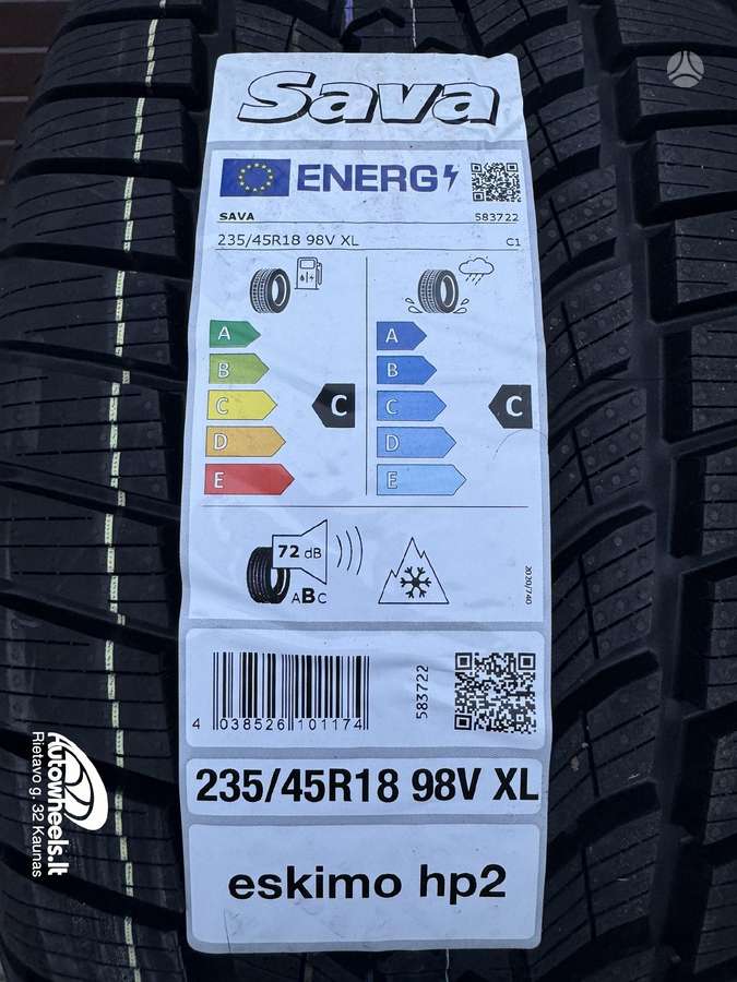 Sava Eskimo HP2, зимние 235/45 R18