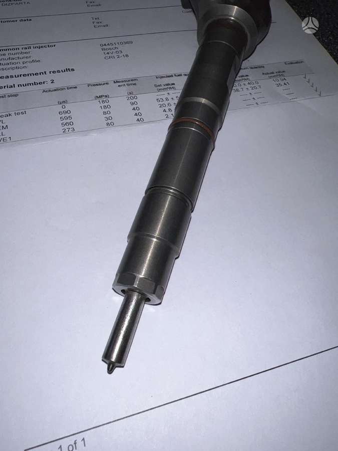 Seat Altea, 0445110369, injection system