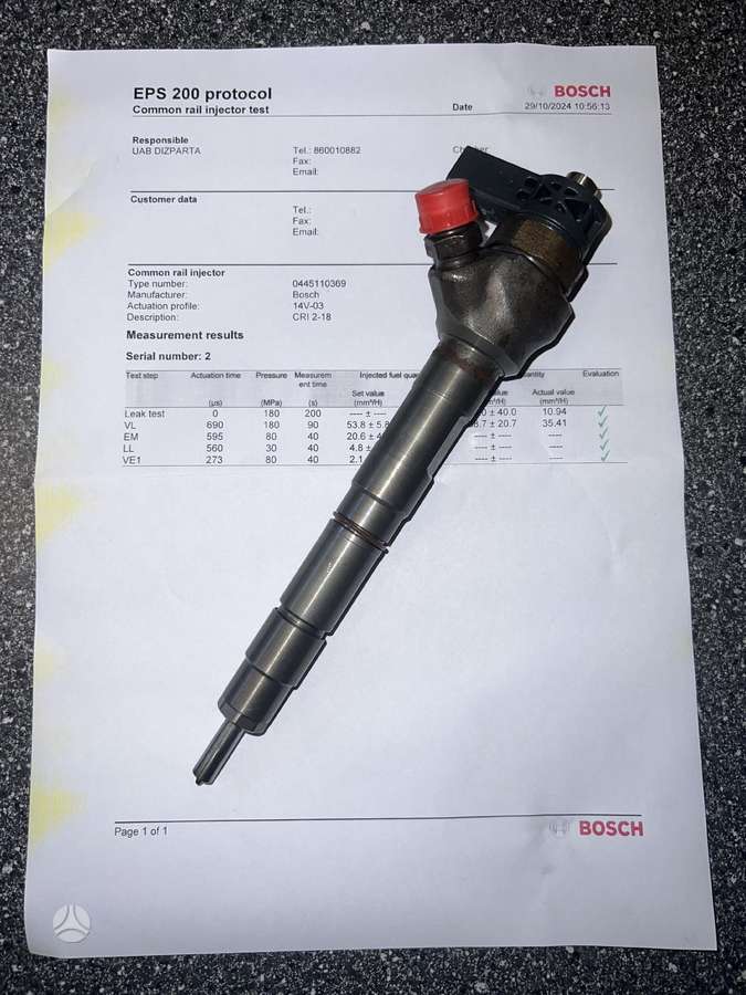 Seat Leon, 0445110369, injection system