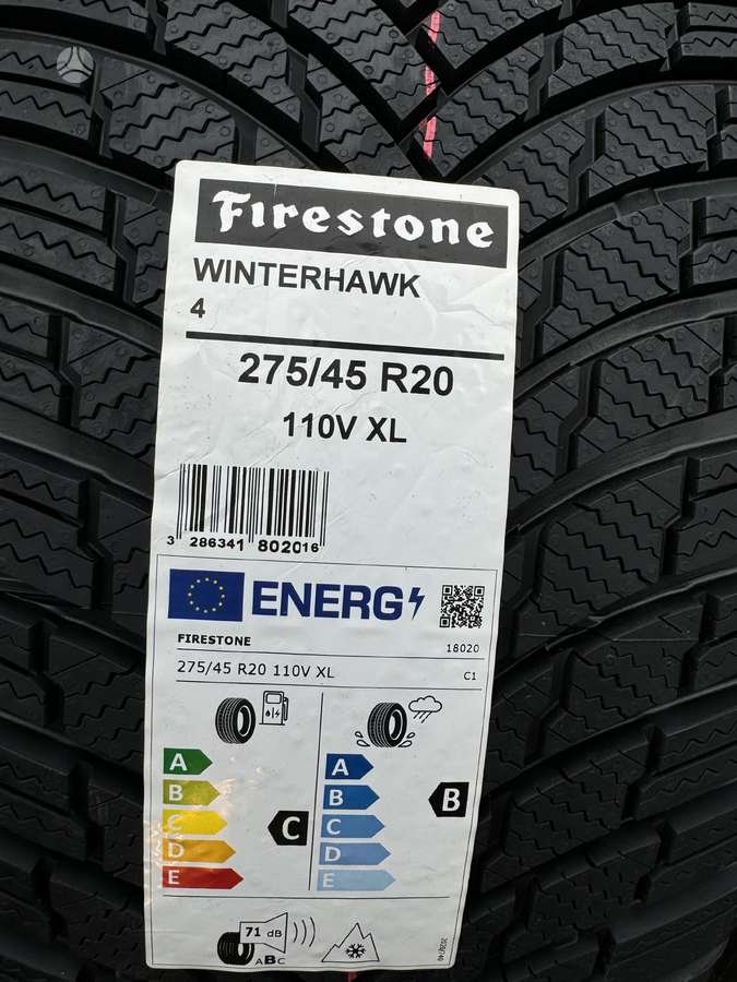 Firestone Winterhawk 4, зимние 275/45 R20