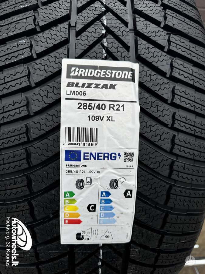 Bridgestone Blizzak LM005, зимние 285/45 R21