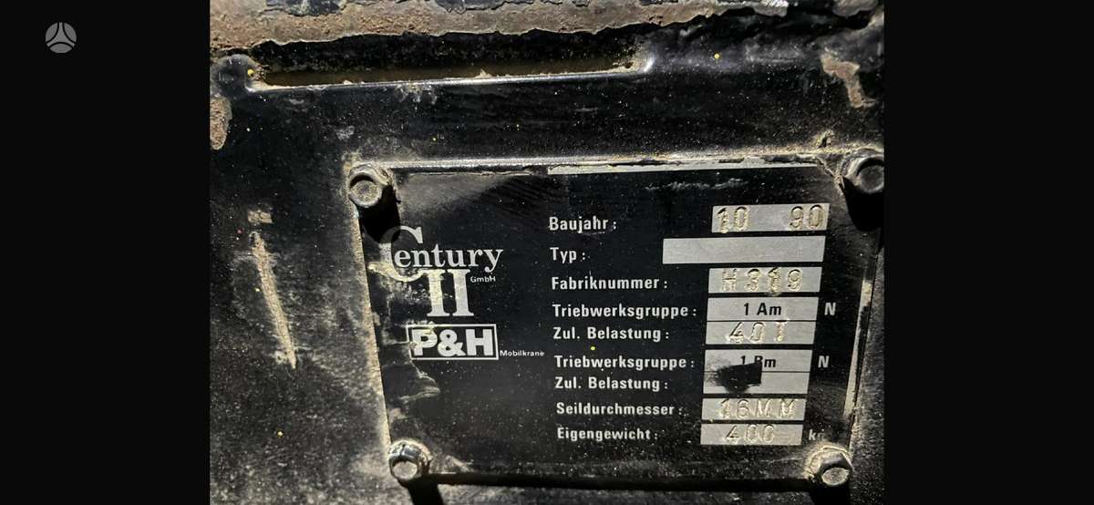P & H P&h, crane